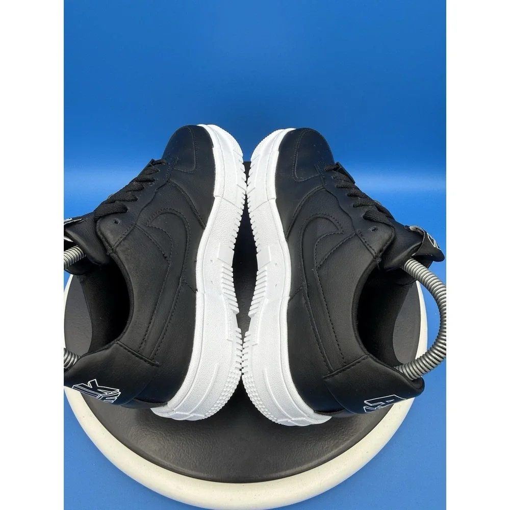Nike Air Force One Pixel Womens Size 7 Black White Shoes Sneakers CK6649-001